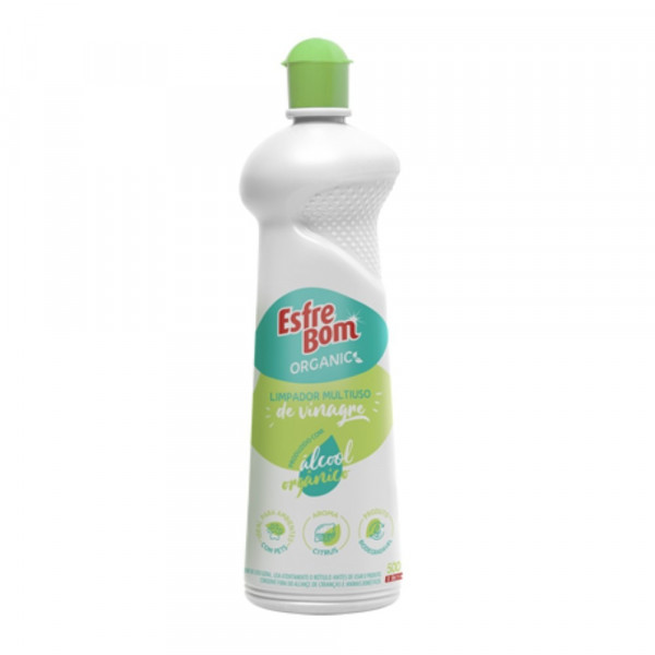 MULTIUSO ESFREBOM ORGANIC VINAGRE E ALCOOL  500ml