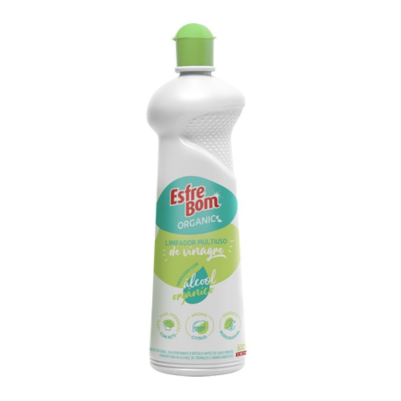 MULTIUSO ESFREBOM ORGANIC VINAGRE E ALCOOL  500ml