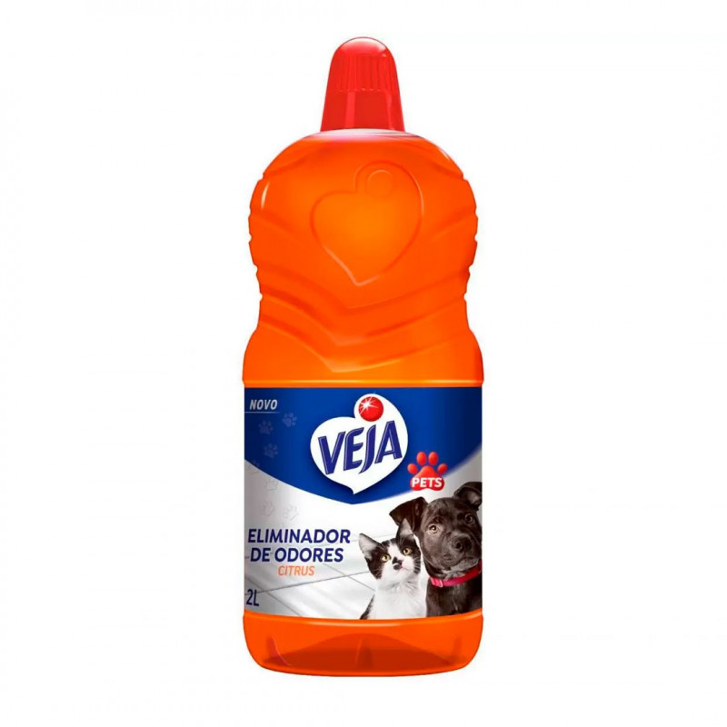 DESINFETANTE VEJA PETS ELIMINA ODORES CITRUS  2L