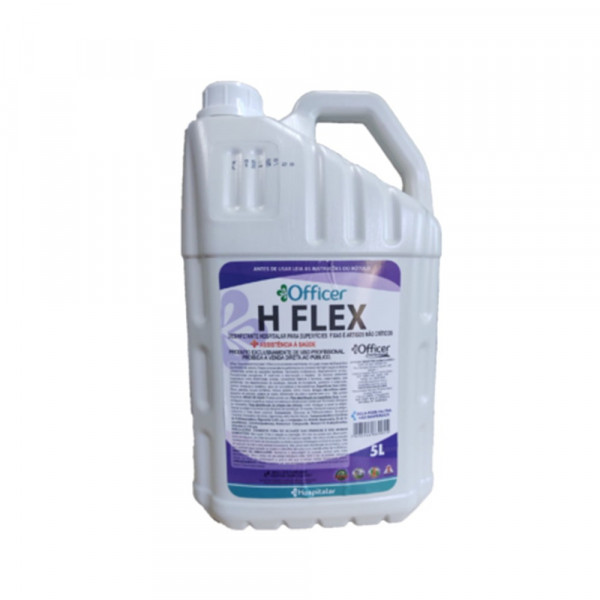 DESINFETANTE HOSPITALAR H FLEX BIGUANIDA OFFICER 5L