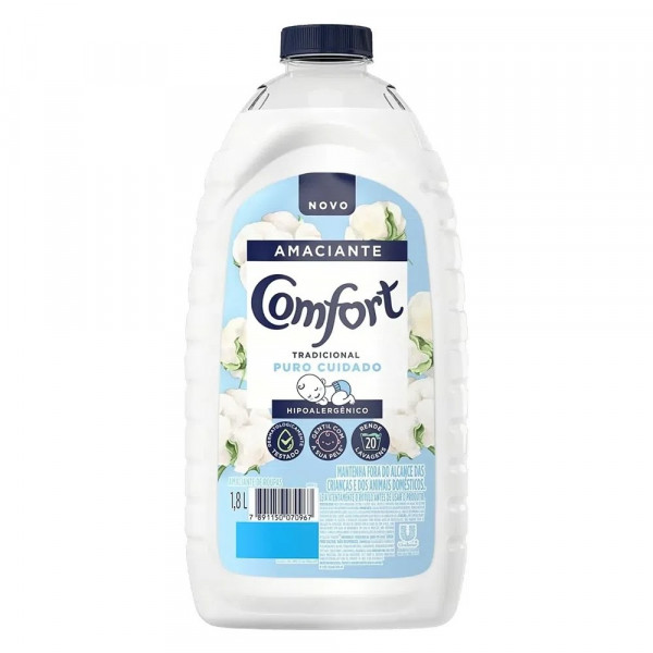 AMACIANTE COMFORT PURO CUIDADO BRANCO  1,8L