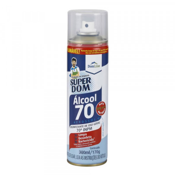 ALCOOL SPRAY 70% SUPER DOM 300ml