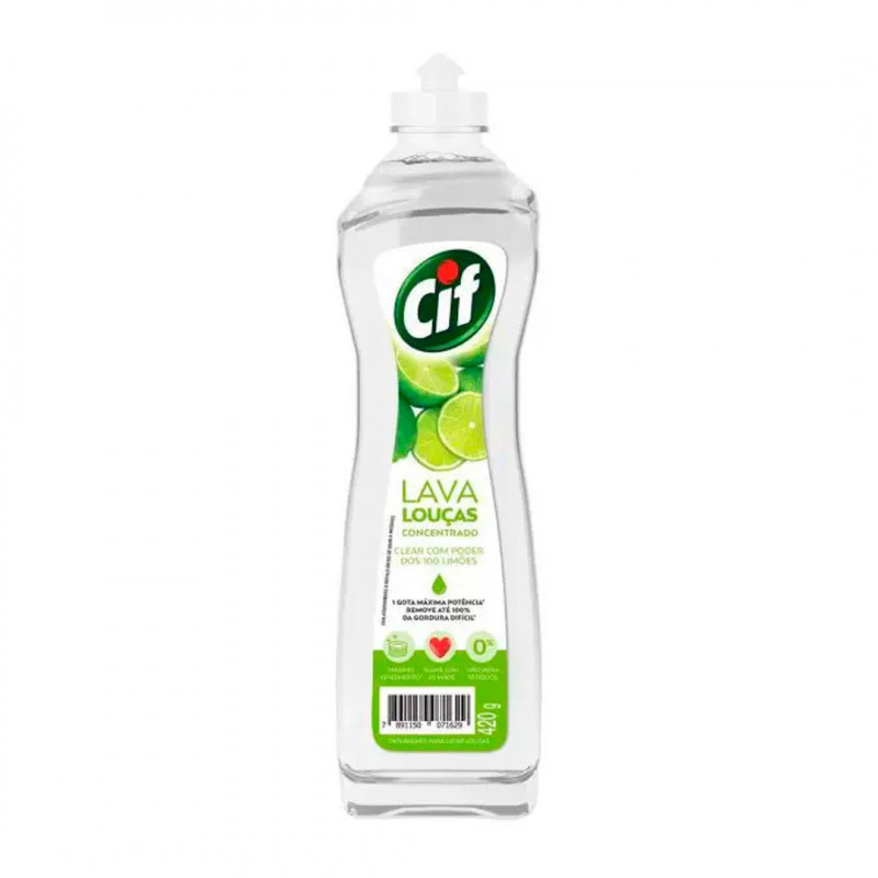 DETERGENTE CONCENTRADO CIF CLEAR  420g