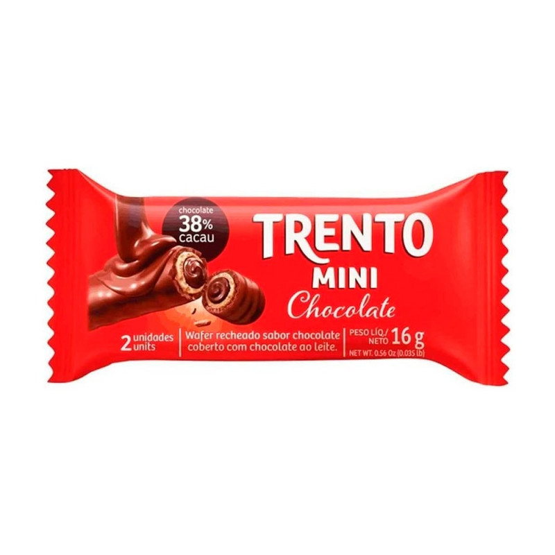 CHOCOLATE TRENTO AO LEITE  16x2Un