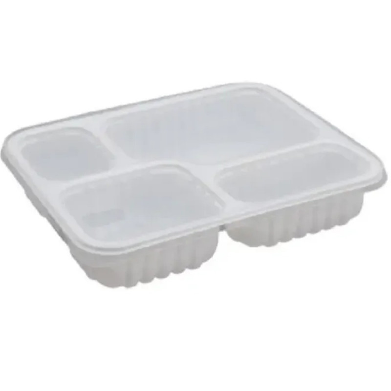 BANDEJA GALVANOTEK 4 DIVISORIAS COM TAMPA G324  1225ml/100Un