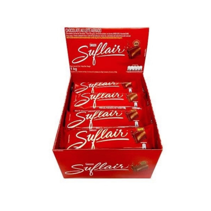 CHOCOLATE NESLTE SUFLAIR AO LEITE  20x50g