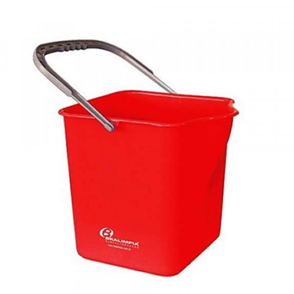 BALDE BRALIMPIA VERMELHO  15L