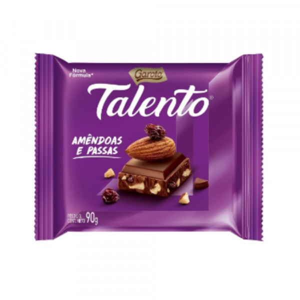 CHOCOLATE TALENTO AMENDOA  90g