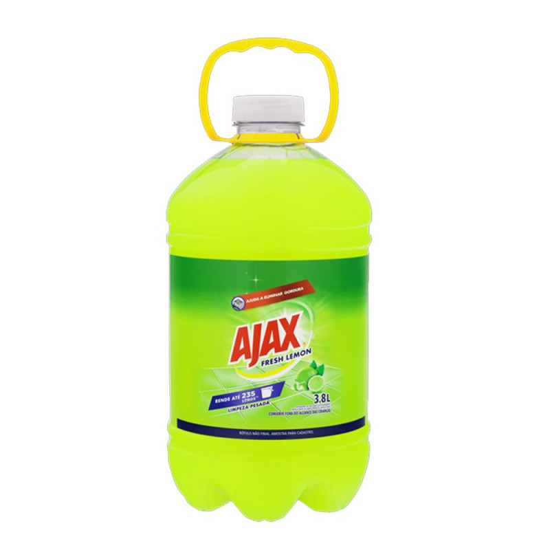 AJAX LIMPEZA PESADA FRESH LEMON 3,8L