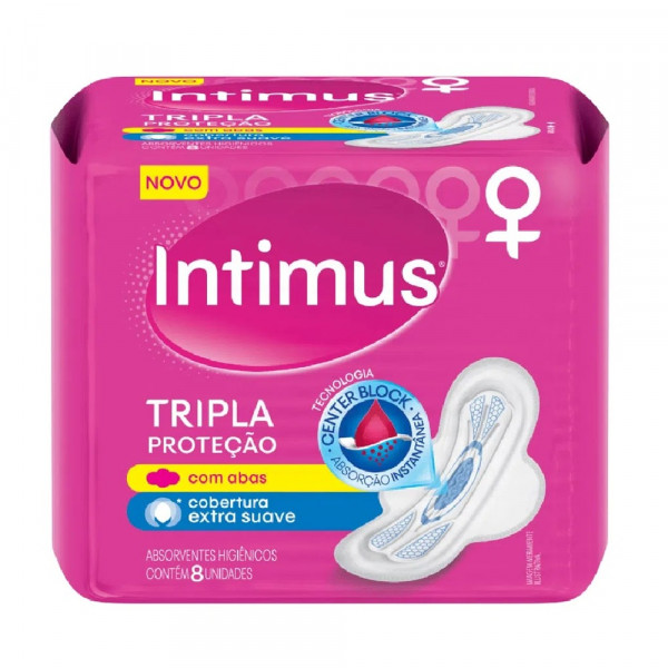 ABSORVENTE INTIMUS GEL ABAS SUAVE  8Un