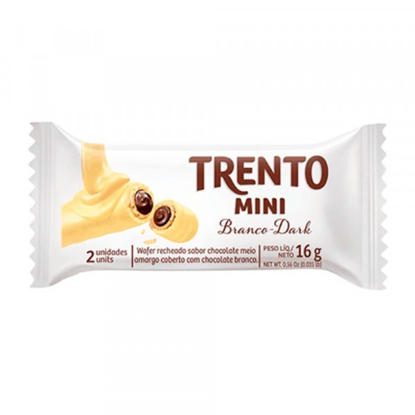 CHOCOLATE TRENTO BRANCO  16x2Un