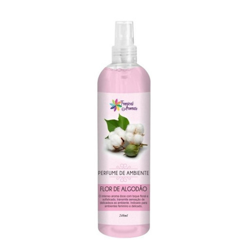 AROMATIZANTE SPRAY TROPICAL FLOR ALGODAO  240ml