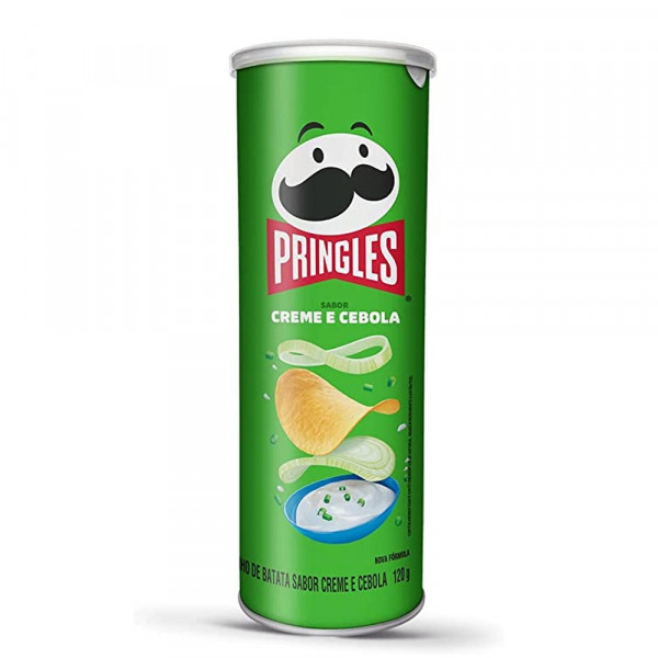 BATATA CHIPS PRINGLES CREME E CEBOLA  120g