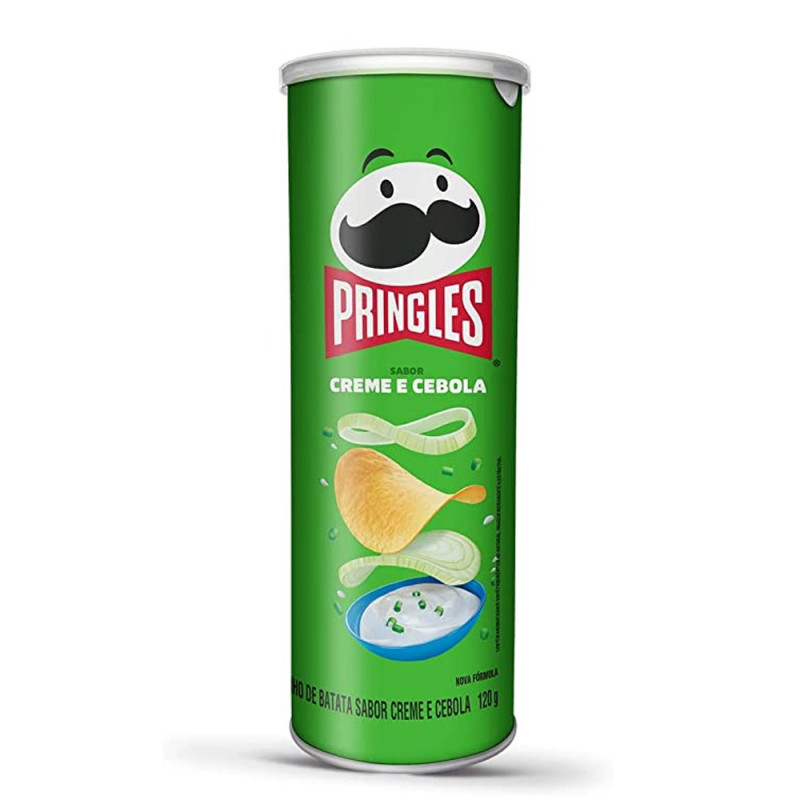 BATATA CHIPS PRINGLES CREME E CEBOLA  120g