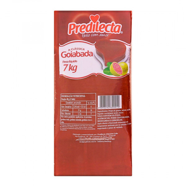 GOIABADA PREDILECTA  7Kg