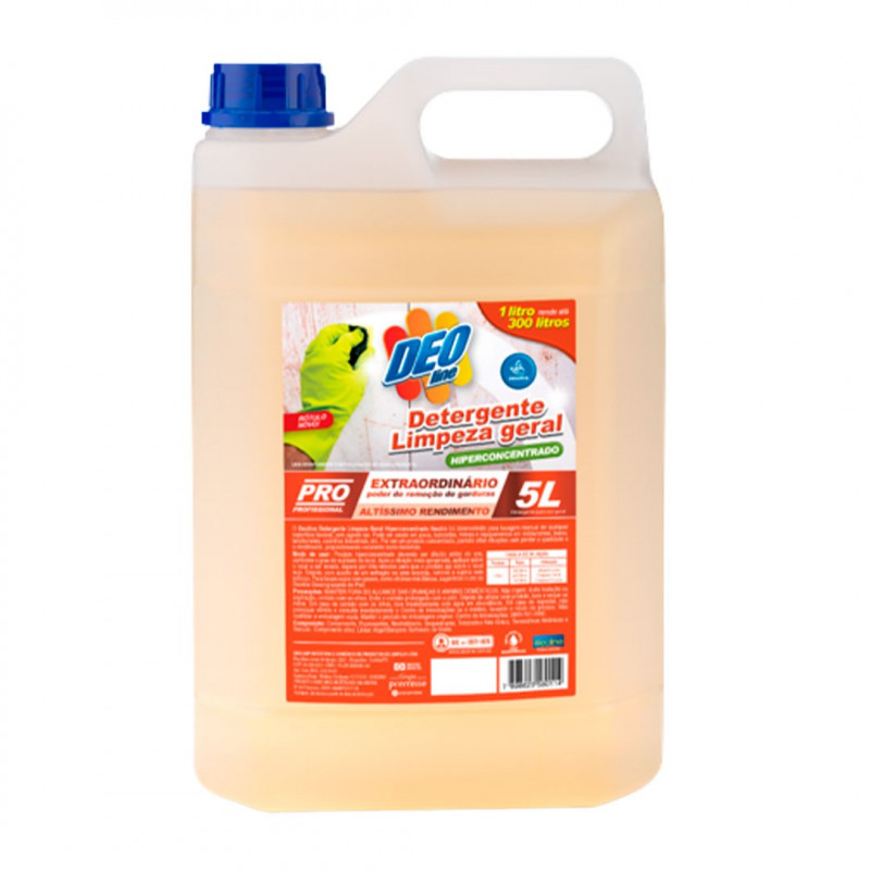 DETERGENTE HIPER CONCENTRADO DEOLINE 5L  1:100