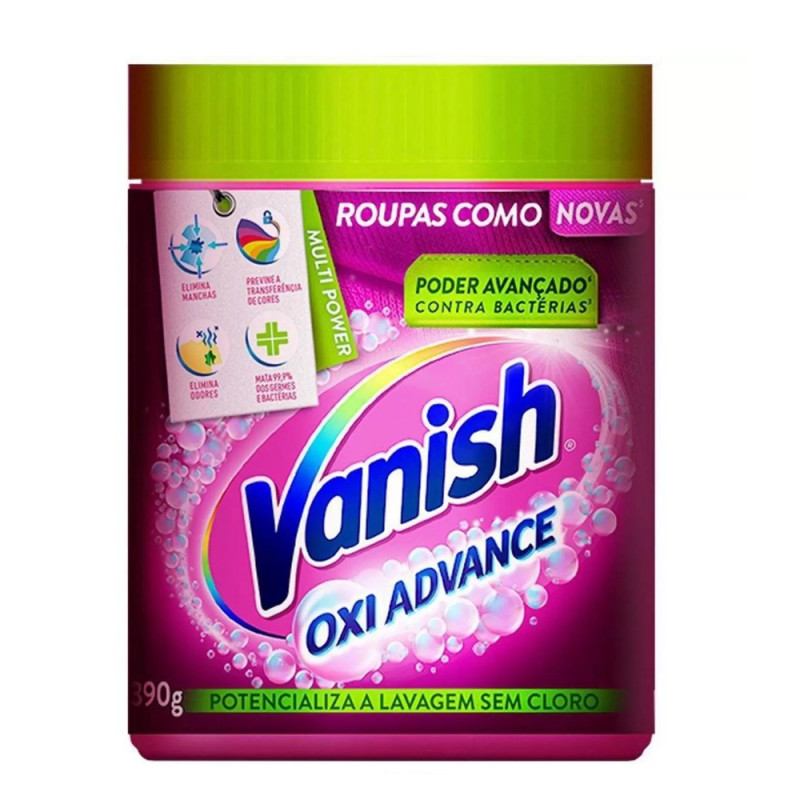 TIRA MANCHA PO VANISH OXI ADVANCE TAMPA VERDE  390g