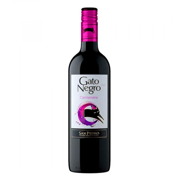 VINHO GATO NEGRO CARMENERE  750ml