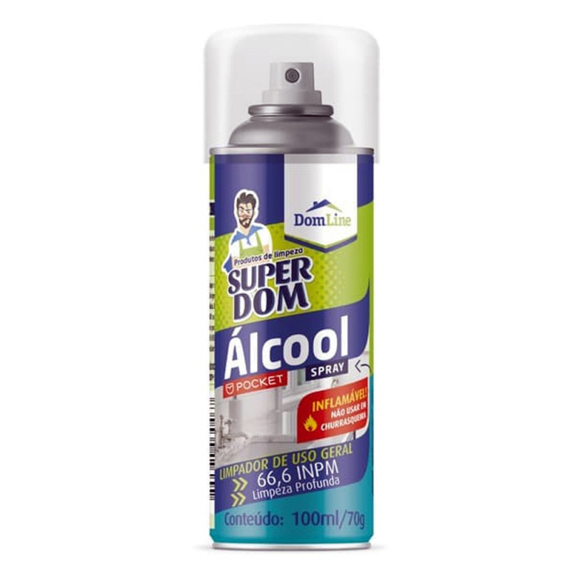 ALCOOL SPRAY 70% SUPER DOM 100ml