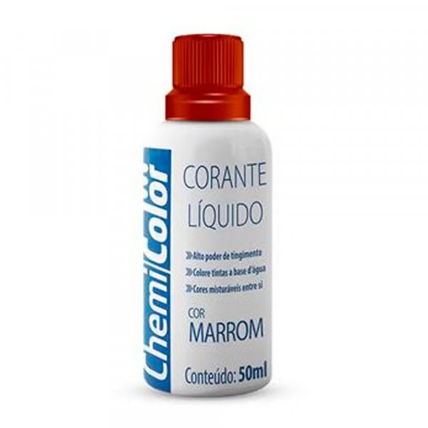 CORANTE LIQUIDO CHEMICOLOR MARROM  50ml