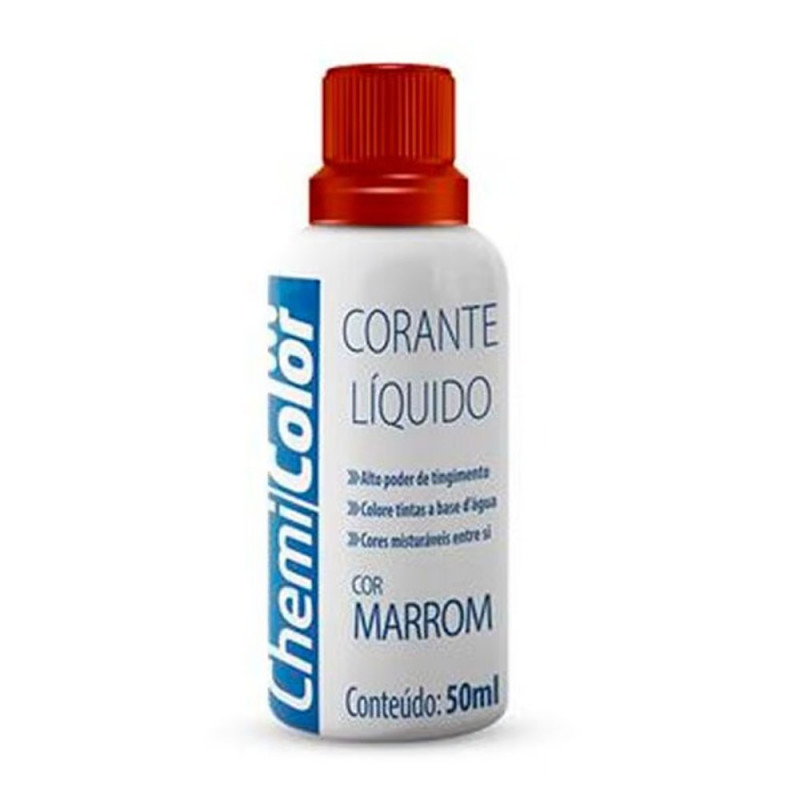 CORANTE LIQUIDO CHEMICOLOR MARROM  50ml