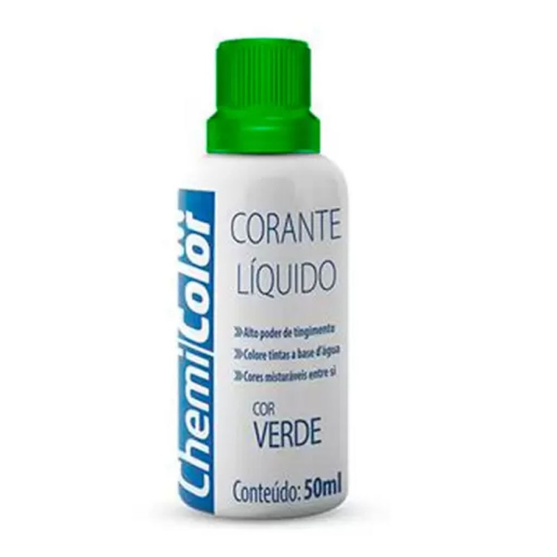 CORANTE LIQUIDO CHEMICOLOR VERDE  50ml