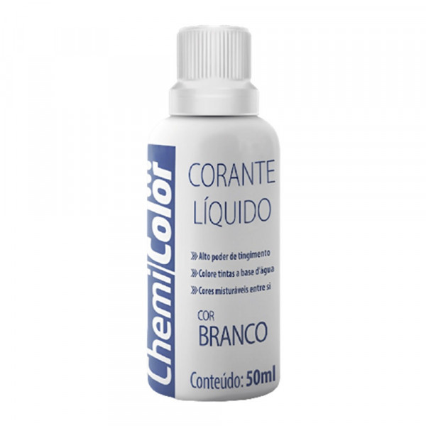 CORANTE LIQUIDO CHEMICOLOR BRANCO 50ml