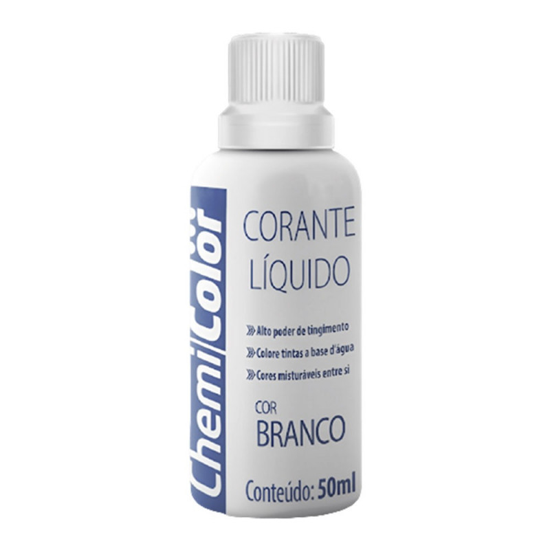 CORANTE LIQUIDO CHEMICOLOR BRANCO 50ml