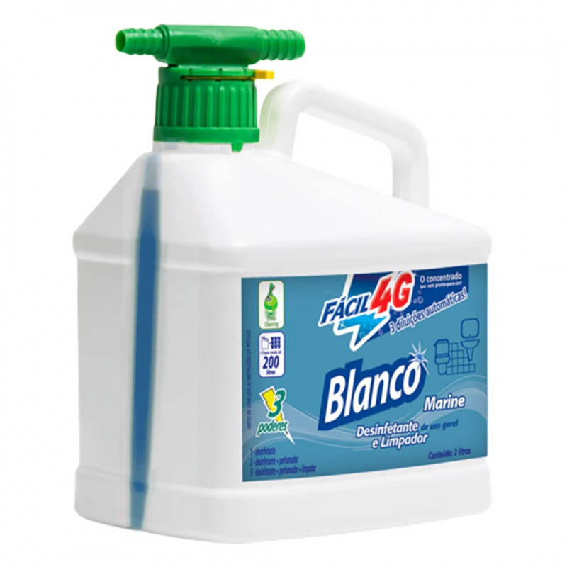 DESINFETANTE CONCENTRADO BLANCO FACIL 4G MARINE 2L