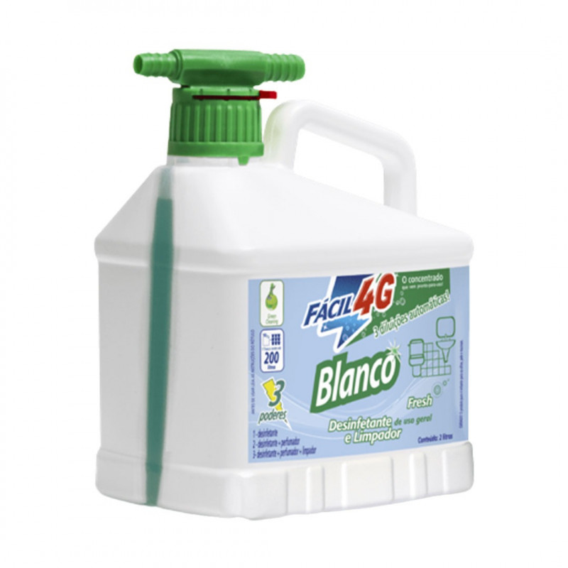 DESINFETANTE CONCENTRADO BLANCO FACIL 4G FRESH 2L