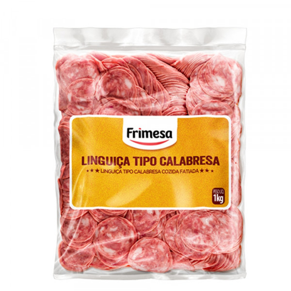 LINGUICA CALABRESA FATIADA FRIMESA 1Kg