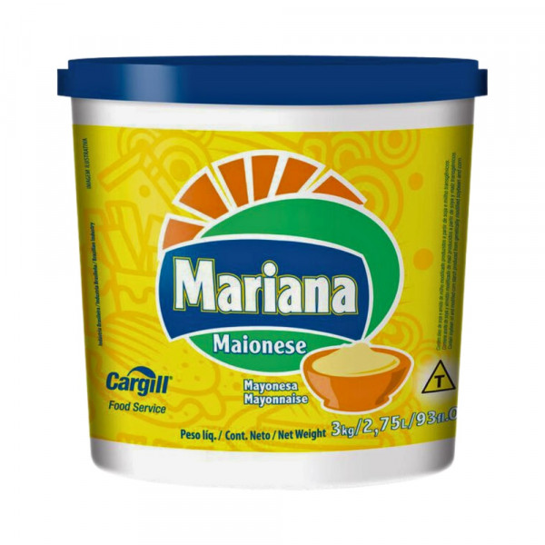 MAIONESE MARIANA BALDE  3Kg