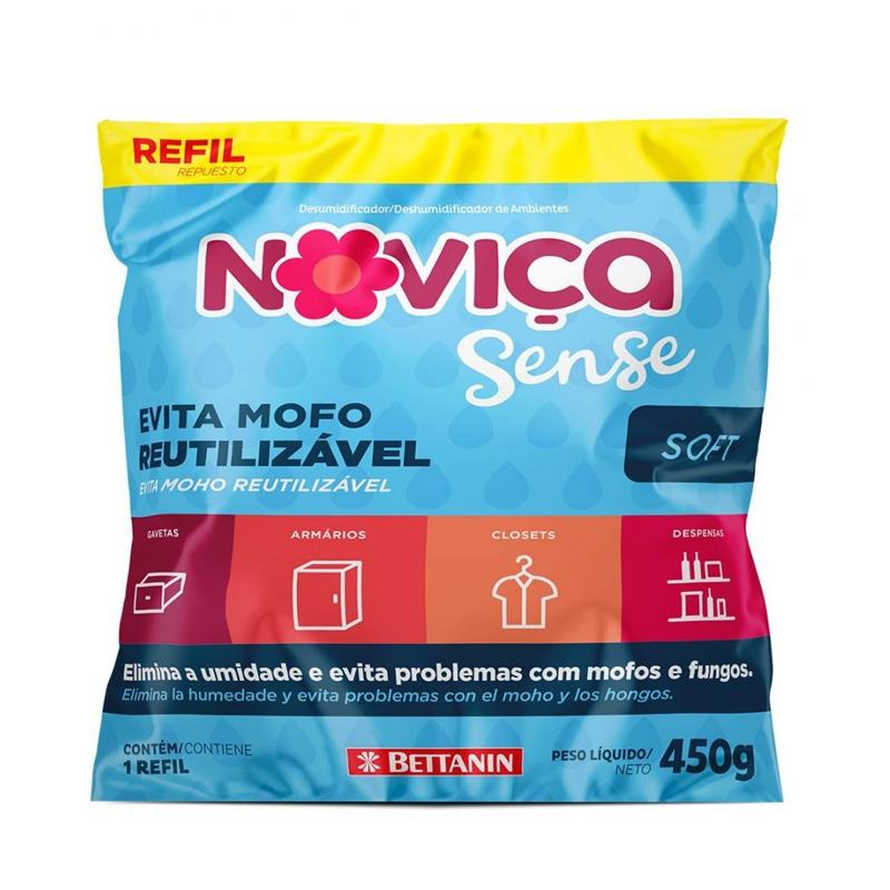 EVITA MOFO NOVICA REUTILIZAVEL REFIL  450g BT751R