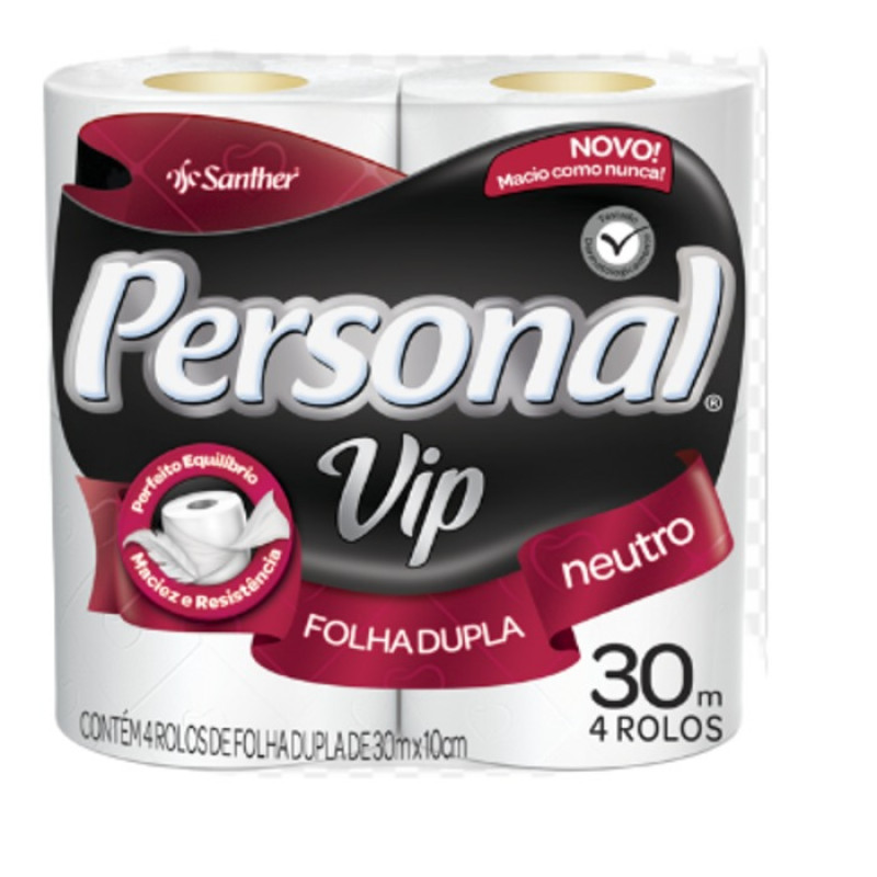 PAPEL HIG PERSONAL VIP FD  30x4Un